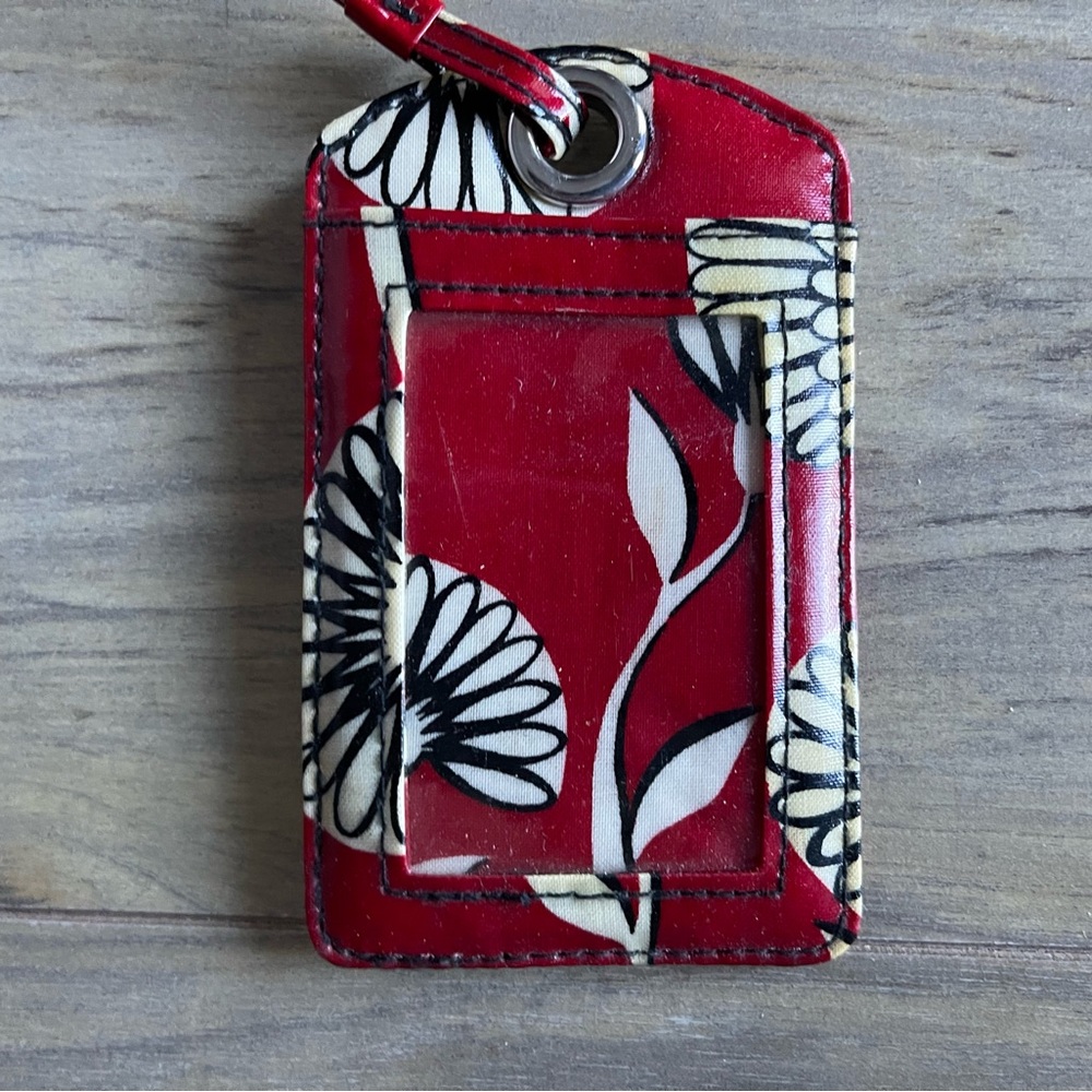 Vera Bradley luggage tag